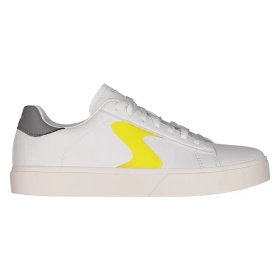 Tenis Skechers Court Classics W Eden Lx Top Grade Color Blanco Amarillo Para Mujer