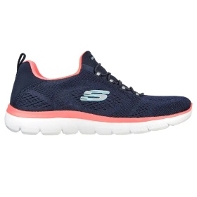 Tenis Skechers Sport: Summits - Perfect View Color Marino Fiusha Para Mujer